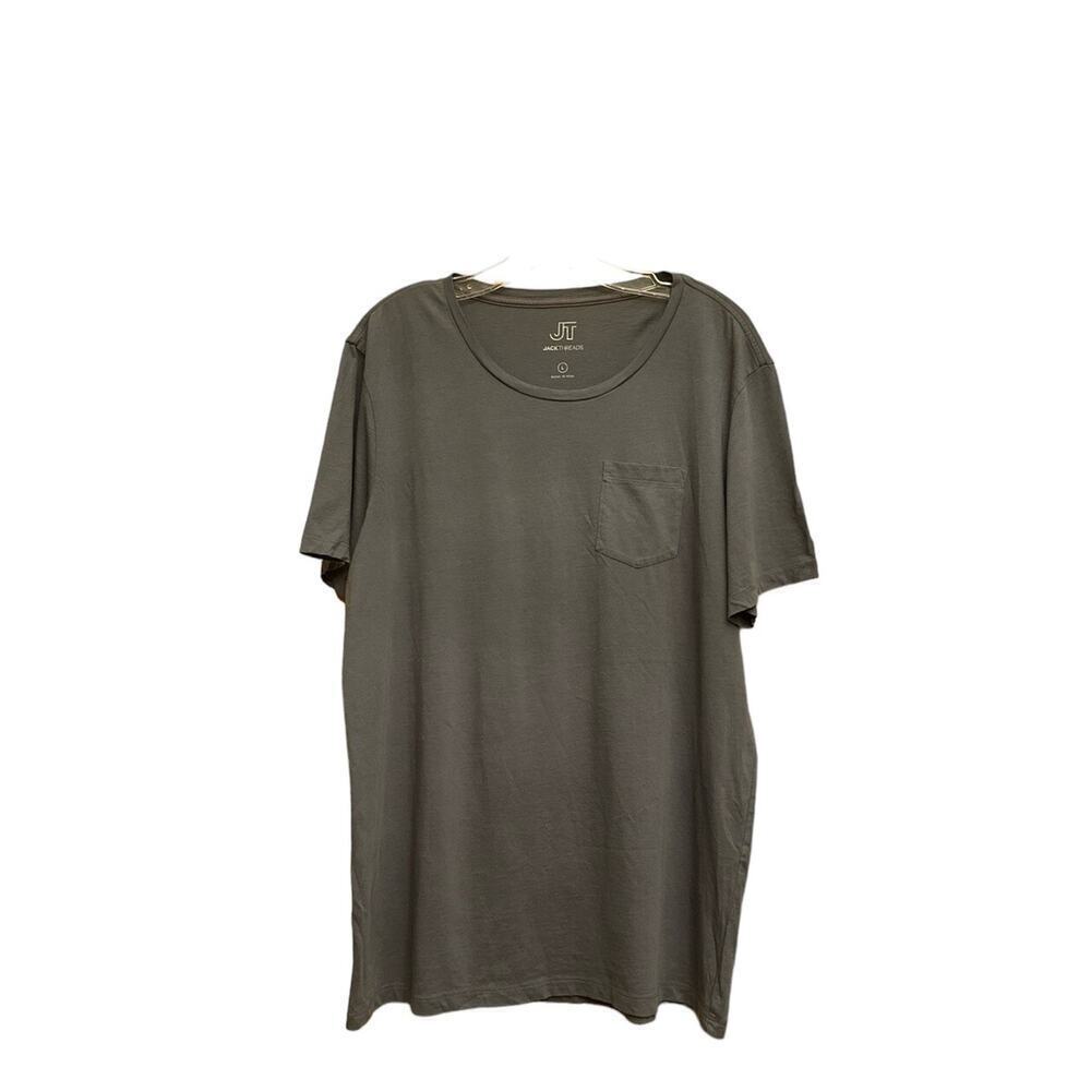 JACK THREADS T-shirt Men’s Size Large Gray Soft Lightweight Cotton Tee - Picture 2 of 7